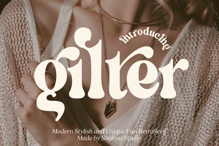Gilter - Modern Retro Serif Font Download