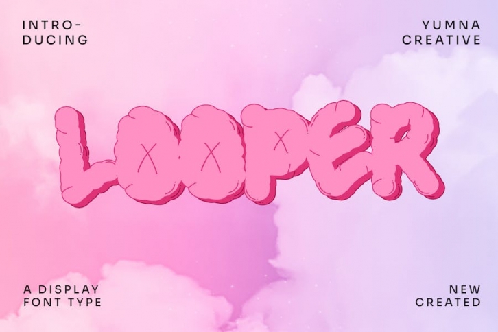 Looper - Bold Playful Font Font Download