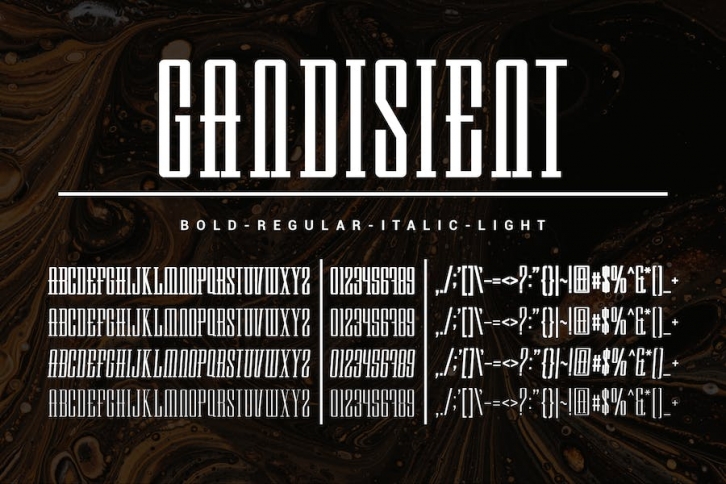 Gandisient Font Font Download