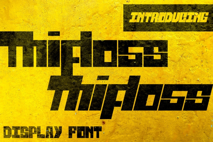 Thifloss Font Download