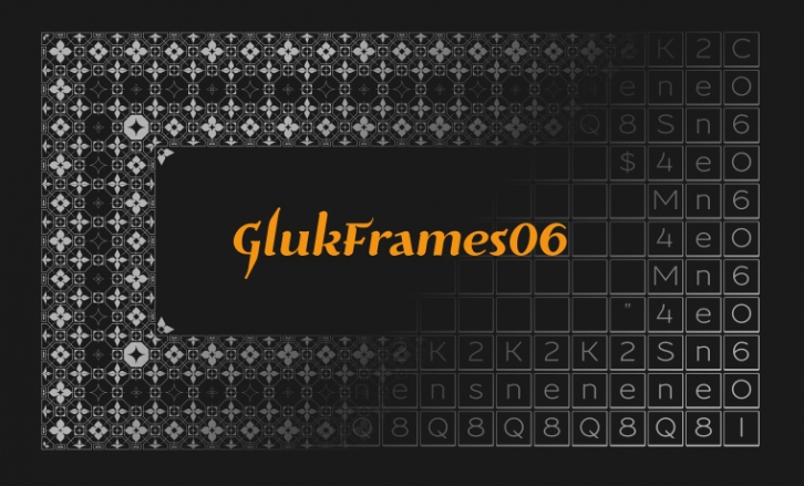 GlukFrames06 Font Download