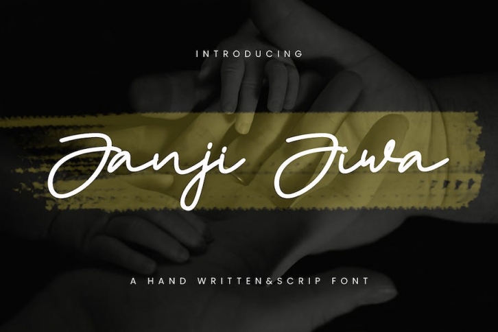 Janji Jiwa - Handwritten Font Font Download