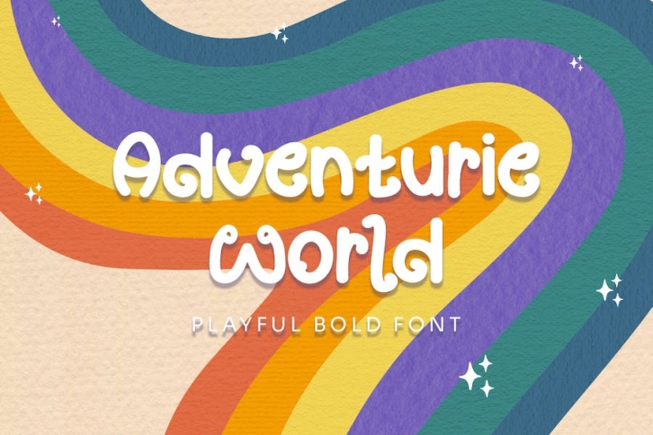 Adventurie World - Playful Bold Font Font Download
