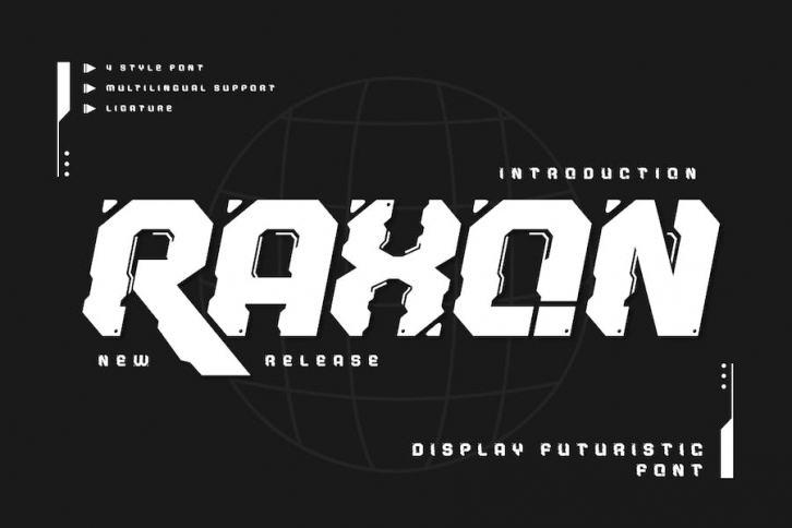 RAXON – Futuristic Font Font Download