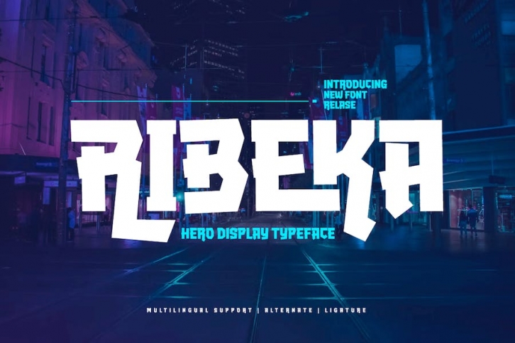 RIBEKA – Display Font Font Download