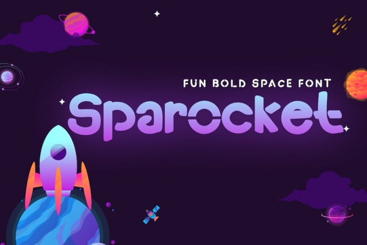 Sparocket - Adventure Space Font Font Download