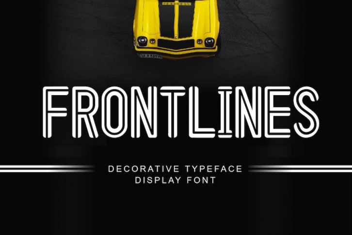 frontlines classic font Font Download