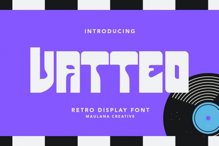 Vatteo Retro Display Font Font Download