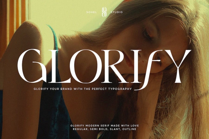 Glorify - Modern Serif Font Download