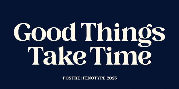 Postre Font Download