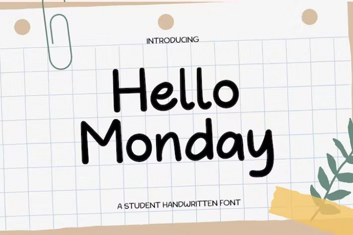 Hello Monday Font Download
