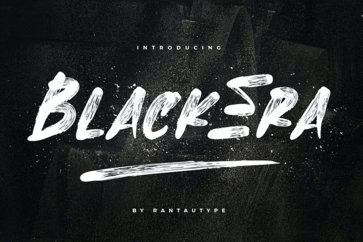 Black Era Brush Font Font Download