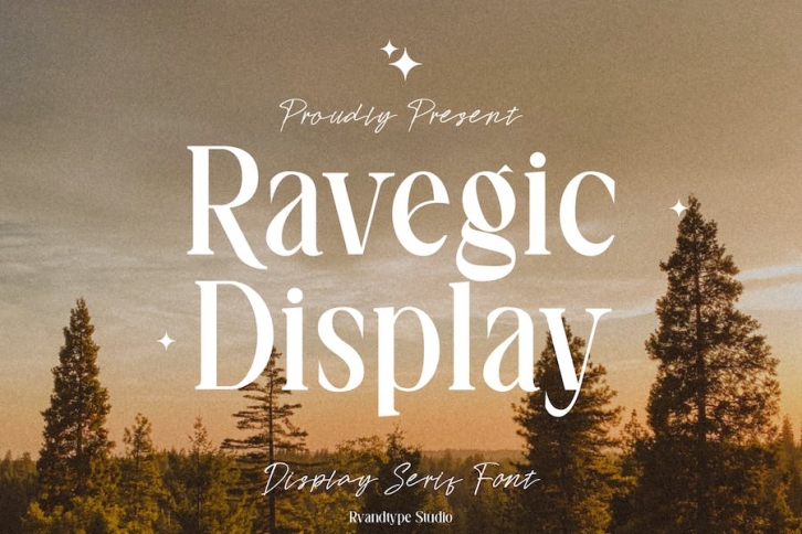 Ravegic Display Font Download