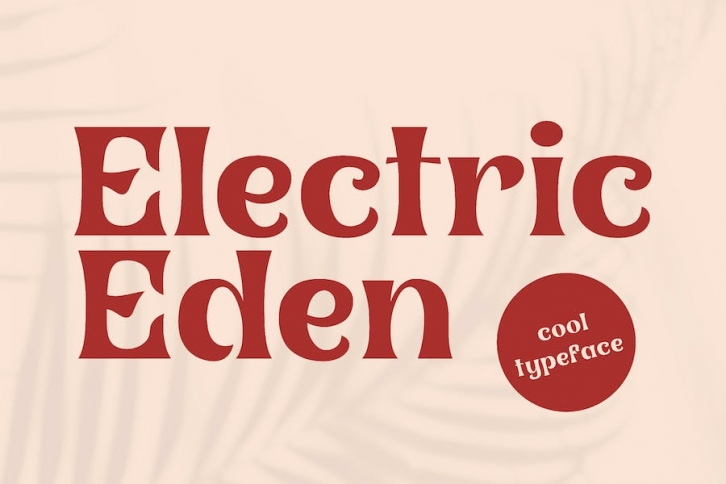 Electric Eden - Nostalgic Typeface Font Download
