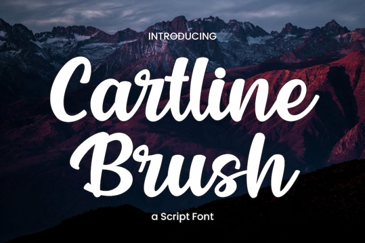 Cartline Brush Font Download