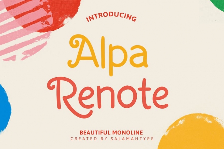 Alpa Renote - Cute Font Font Download