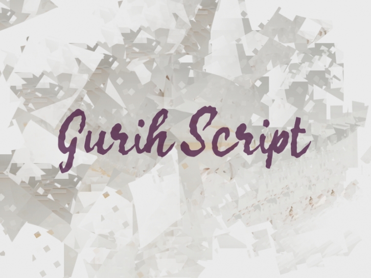 G Gurih Scrip Font Download
