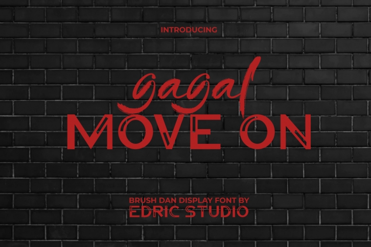Gagal Move Onbrush Font Download