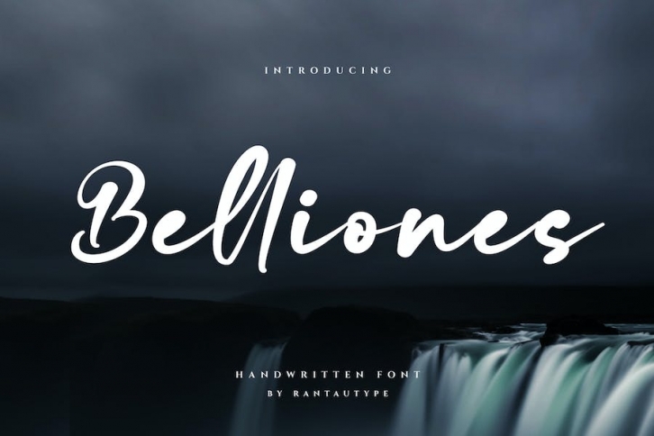 Belliones Script Font Font Download