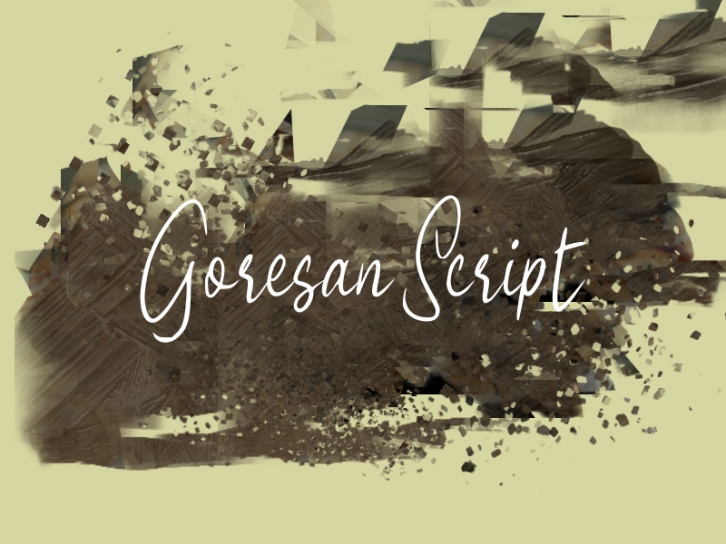 G Goresan Scrip Font Download