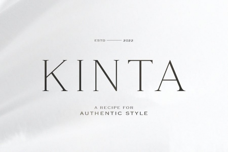 Kinta - Authentic Serif Font Download