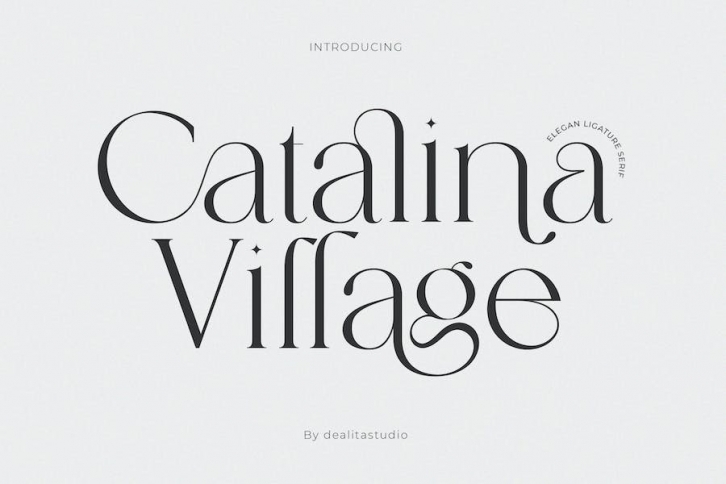 Catalina - Classy Ligature font Font Download