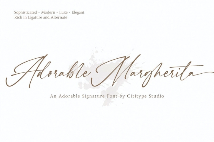 Adorable Margherita - Beautiful Script Font Font Download