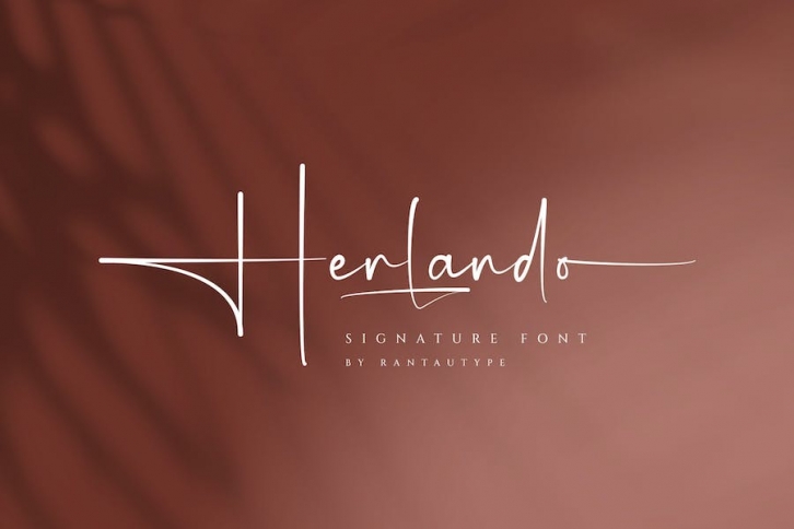 Herlando Signature Font Font Download