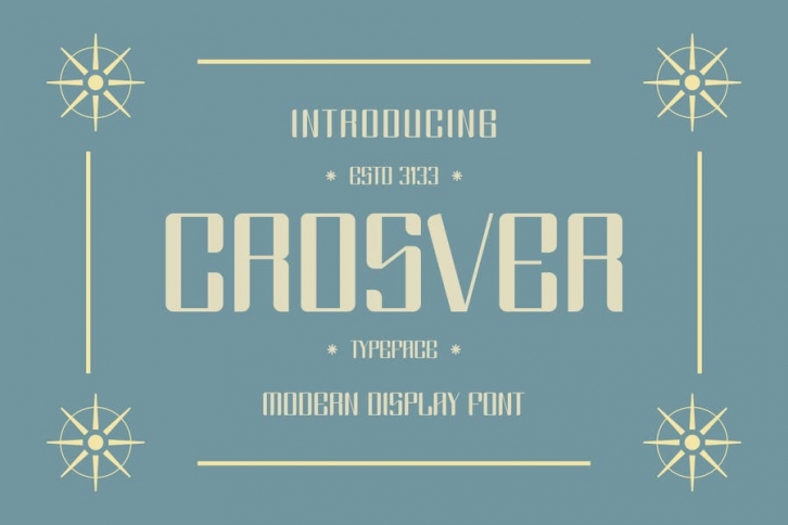 CROSVER Font Font Download