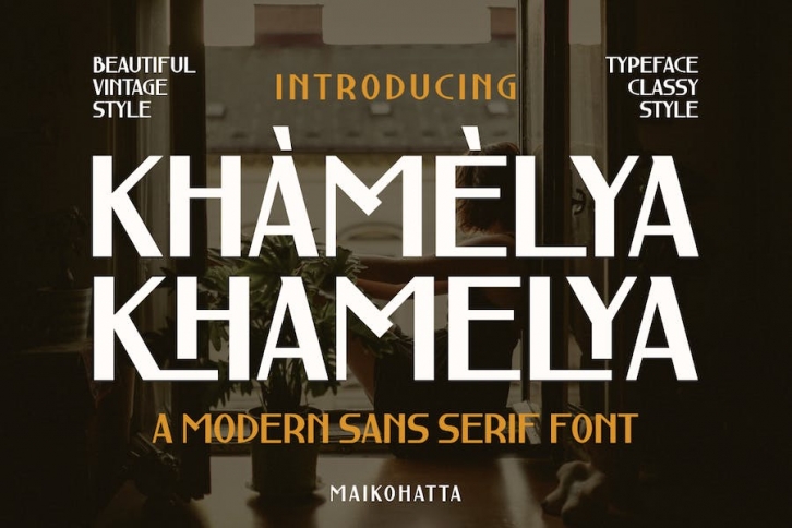 KHAMELYA Font Font Download