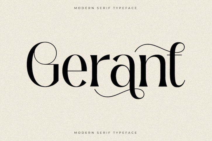 Gerant Modern Serif Font Font Download