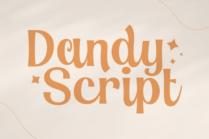 Dandy Script Typeface Font Download