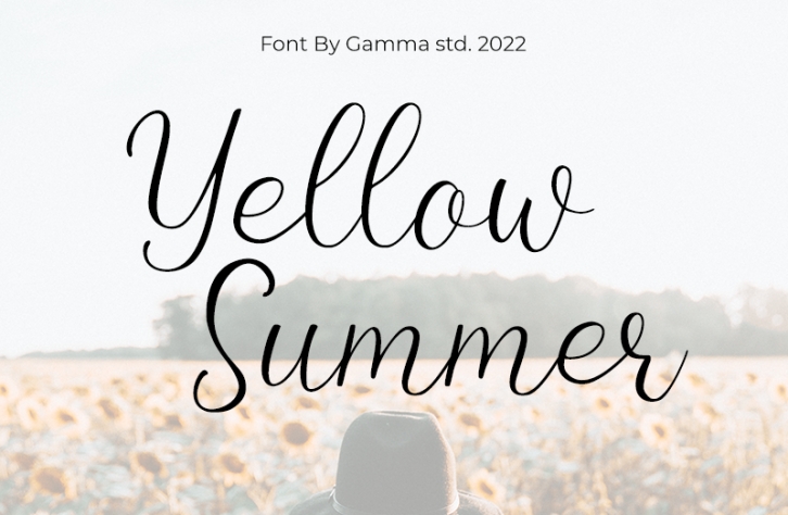Yellow Summer Font Download
