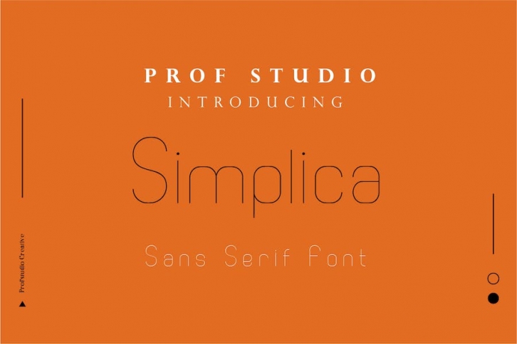 Simplica - Minimalist Sans Serif Font Font Download