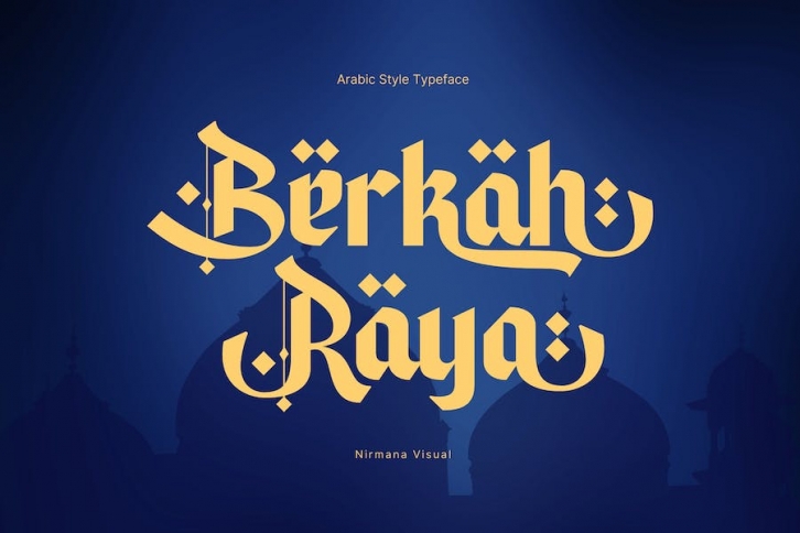 Berkah Raya - Arabic Font Font Download