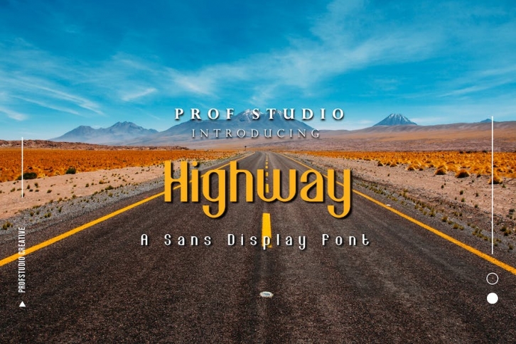 Highway - Sans Display Font Font Download