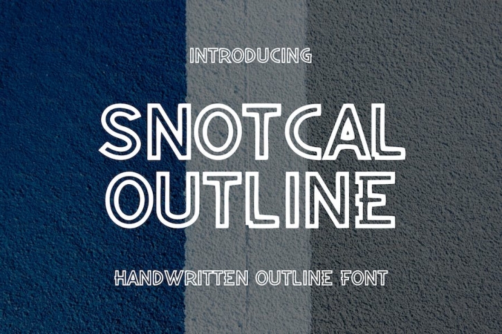 SnotcalOutline font Font Download