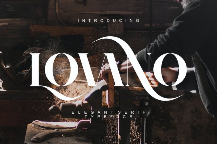 LOVANO Elegant Serif Typeface Font Download