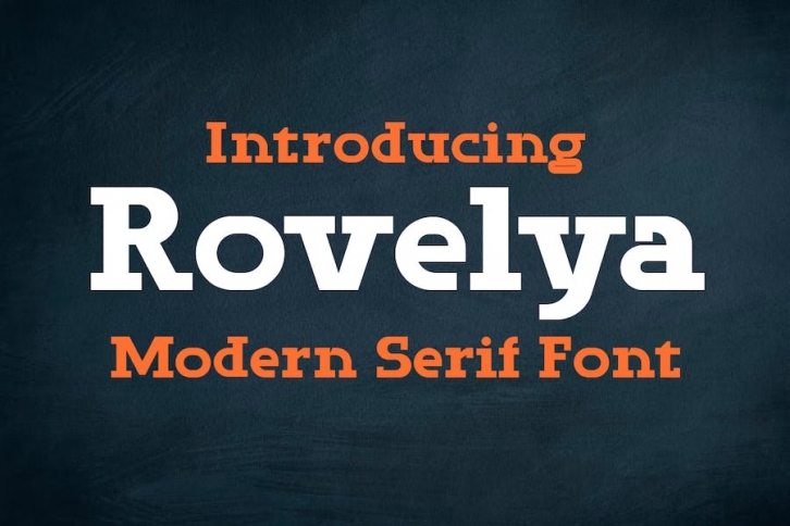 Rovelya Modern Serif Font Font Download
