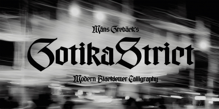 Gotika Stric Font Download