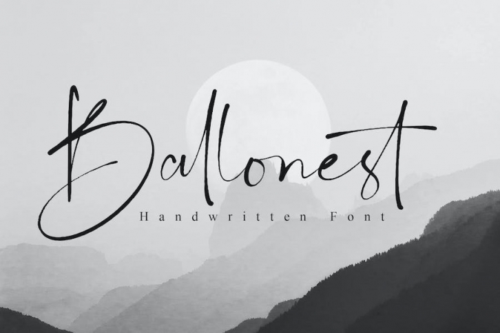 Ballonest | Handwritten Font Font Download