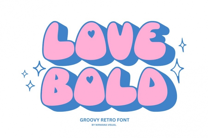 Love Bold - Display Font Font Download