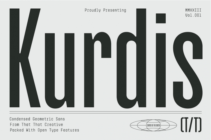 Kurdis Condensed Logo Font Font Download