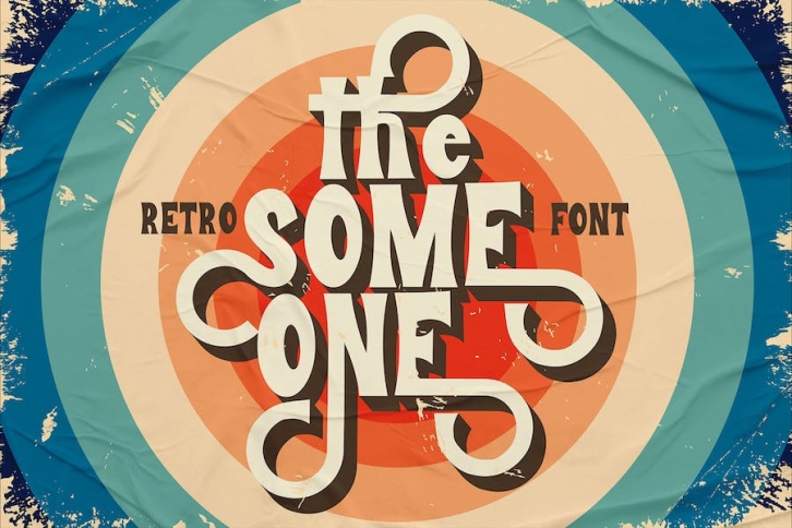 The Some One - Decorative Retro Font Font Download