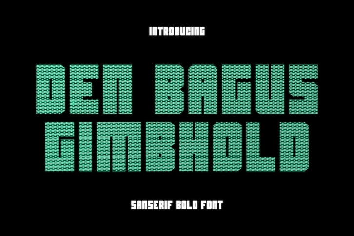 DenBagusGimbhold-Bold font Font Download