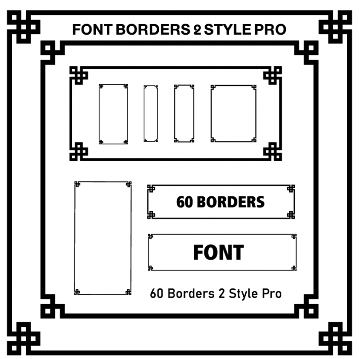 Font Borders 2 Style Pr Font Download