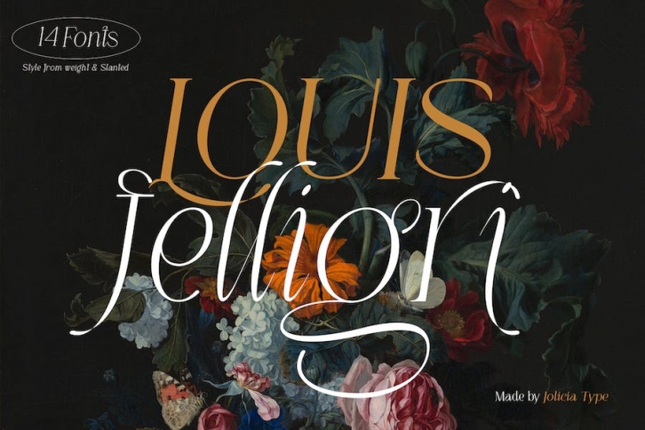 LOUIS felligri | Serif Display Font Font Download