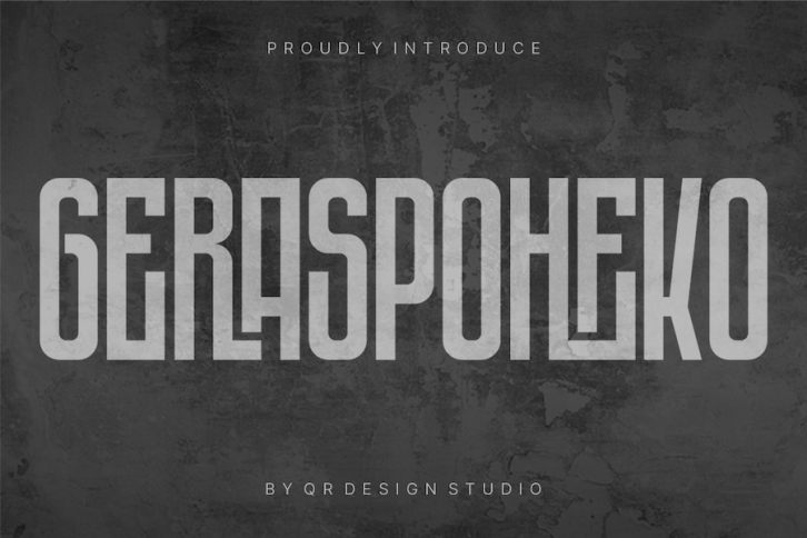 Geraspoheko Font Download