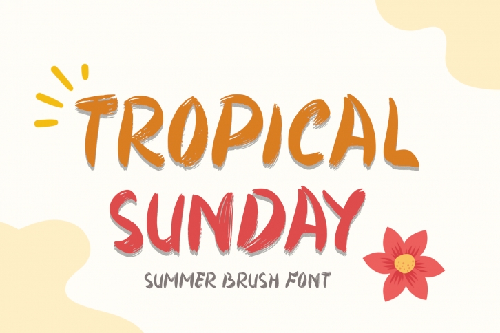Tropical Sunday Font Download