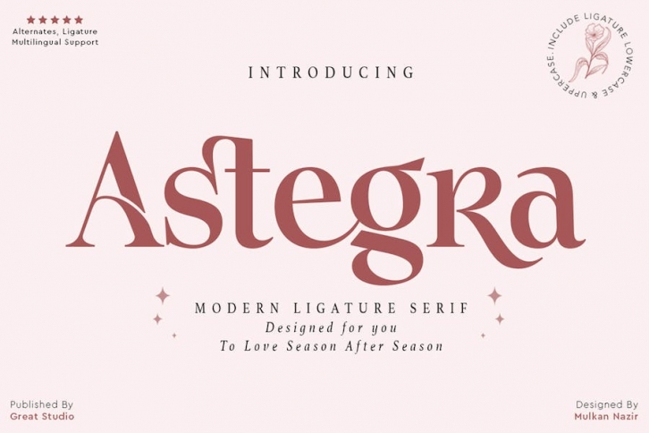 Astegra Ligature Serif Font Download